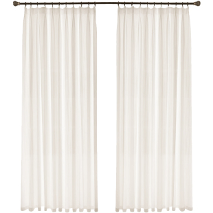 日式防晒隔热反射紫外线镜面纱窗帘白色纱帘透光不透人阳台飘窗沙