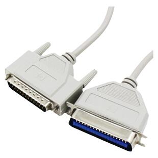 并口打印机25针转36P老式针式LPT连接线25针对25针延长25孔数据线