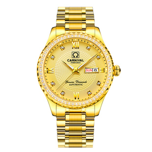 金表嘉年华男手表机械表全自动夜光防水商务奢华高端品牌男表正品