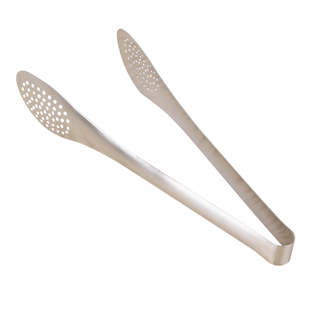 加厚304不锈钢食品夹子面包烧烤小号油炸煎牛排厨房幼儿园食物夹