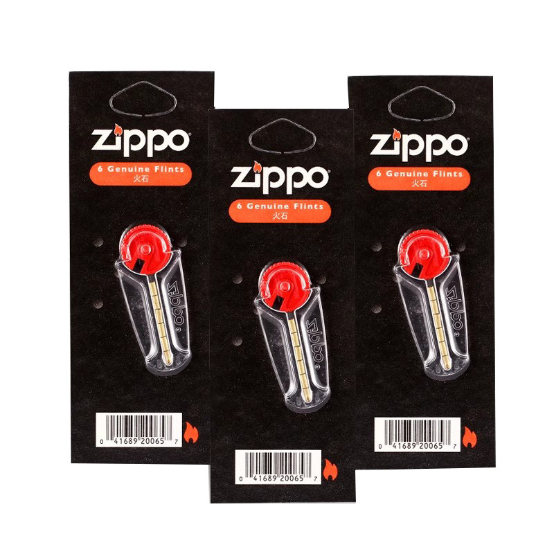 ZIPPO打火机火石配件原装棉芯棉线芝宝打火石正版专用正品电石zp