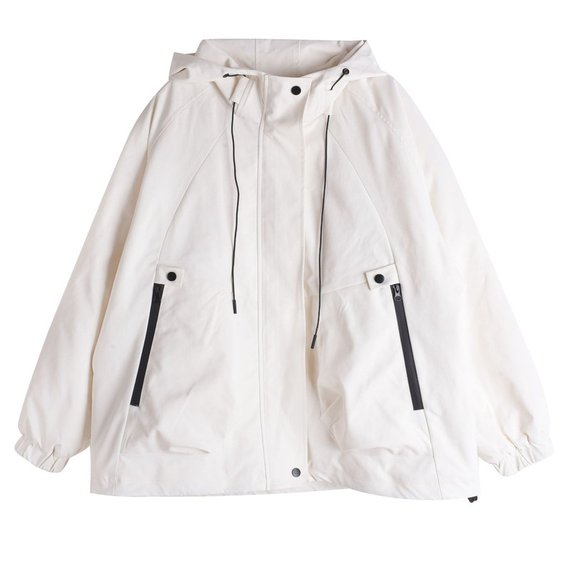 胖妹妹秋冬加棉休闲连帽外套棉服