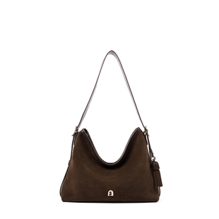 【张予曦同款】拉菲斯汀捏捏包HOBO包麂皮腋下斜挎包女通勤托特包