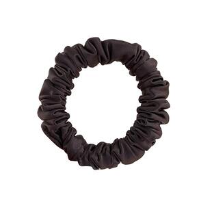 亲肤纯色缎面小肠发圈头绳女高弹力扎头发橡皮筋真丝柔软无痕发绳