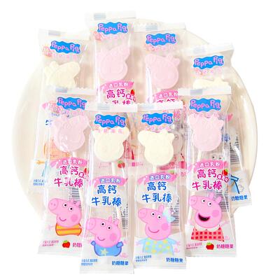 小猪佩奇高钙牛乳棒爆款儿童糖果