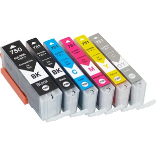 MAG适用佳能PGI-750 CLI-751XL墨盒Canon MG5670 MG6670 MG6370 MG5570 MG5470 MX927 MX727打印机彩色墨水盒