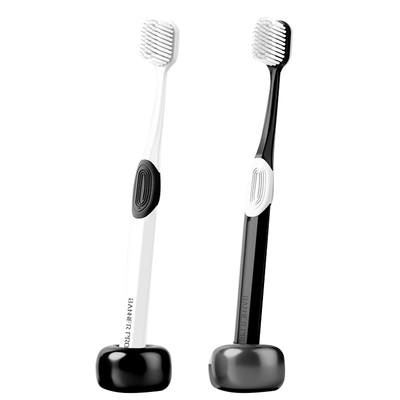 成人情侣软毛牙刷双面两用舌苔刷