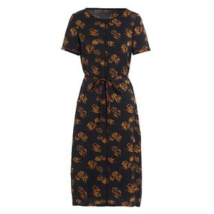 乔万尼时尚桑蚕丝连衣裙商场夏季新品短袖重磅真丝珍珠缎ES2E165