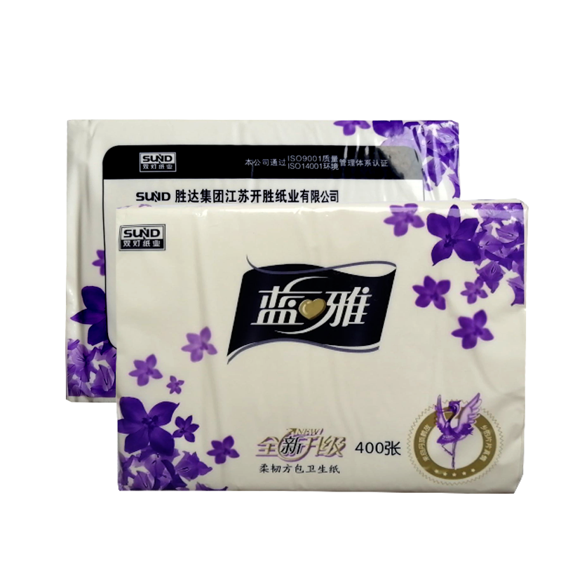 蓝雅江浙沪皖整件30包平板卫生纸