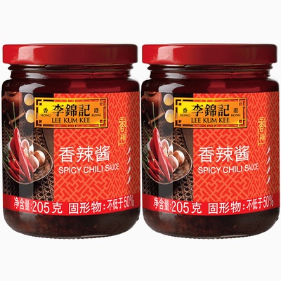 李锦记香辣酱205g*2瓶
