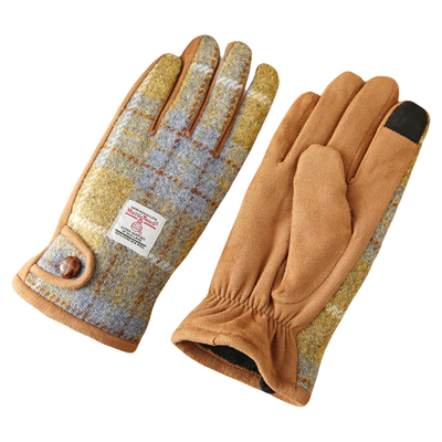 英国进口哈里斯羊毛呢保暖手套