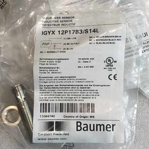溢价-Baumer堡盟IGYX 12P17B3/S14L电感式接近