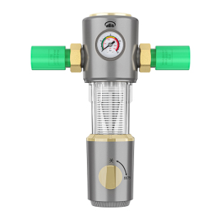 前置过滤器家用自动反冲洗全屋自来水管道水管初滤40微米净水器