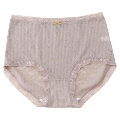 收腹全蕾丝日系纯棉裆黑色内裤