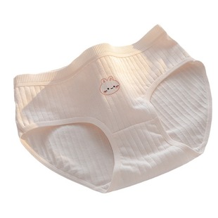 7A抗菌100%全棉裆婴儿棉内裤女纯棉中腰日系可爱少女学生三角裤头