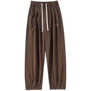 胖胖哥美式工装裤男款夏季款潮牌直筒长裤宽松大码阔腿伞兵休闲裤