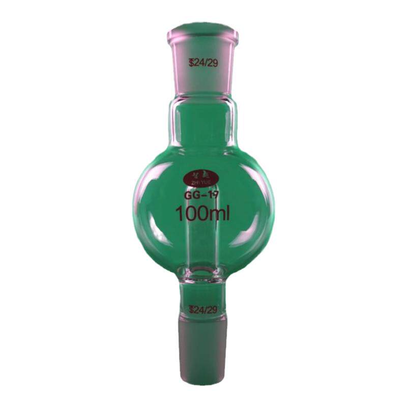 直形防溅球100ml/24转24 缓冲球防爆球高硼硅加厚旋转蒸发仪配套