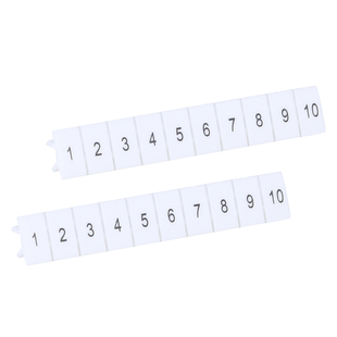 ZB4/5/6/8/10/12标识条 UK接线端子UK2.5B号码标记条印字5N10N16N