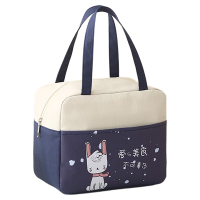 日式手提便当饭盒袋大容量