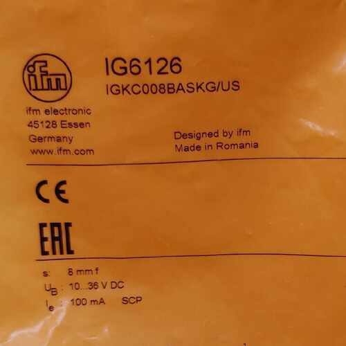 议价IFM IG5942 IG6084 IG6118 IG6126 全新原装正品易福门