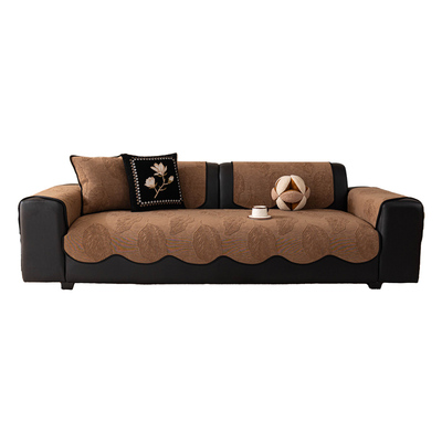 中古风植绒雪尼尔沙发垫