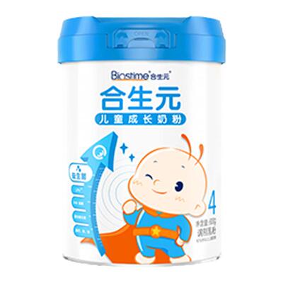 合生元儿童成长配方小学生奶粉800g6罐3岁以上30+种好营养