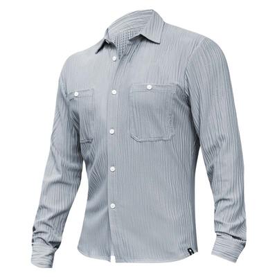 EVENSO外套褶皱工艺衬衫泡泡纱