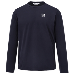 HELLY HANSEN/HH 25秋棉感基础防晒凉感圆领长袖T恤H2ALIVE