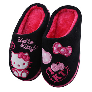 Hellokitty女童棉拖鞋儿童室内家居鞋小孩卡通保暖居家拖鞋