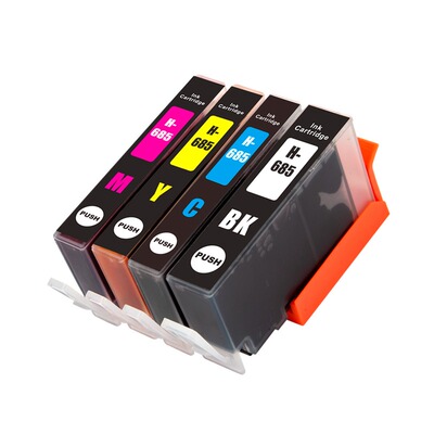 适用惠普4615墨盒HP685打印机3525 4625 5525 6525黑彩色墨水盒