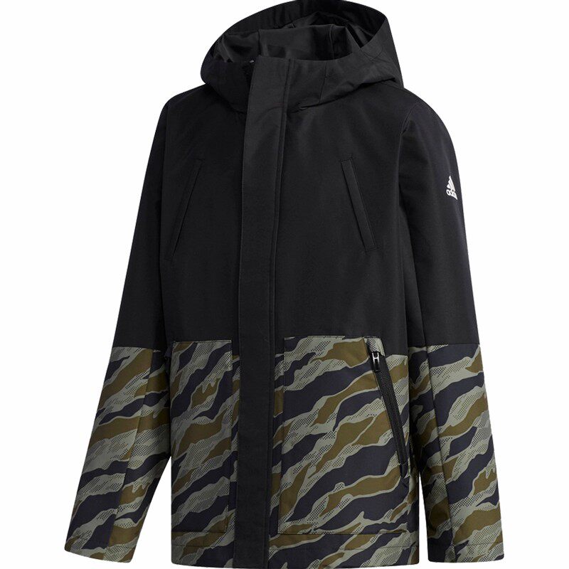 Adidas/阿迪达斯正品YB J 2IN1 JKT 男大童二合一保暖棉服DM7141