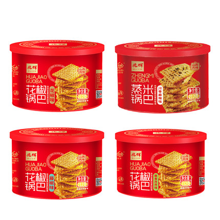 兆辉花椒锅巴212g罐装办公室网红小零食追剧麻辣休闲怀旧小吃