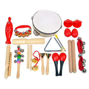 奥尔夫乐器套装儿童打击乐器音乐启蒙玩具幼儿园音乐课蒙氏教具