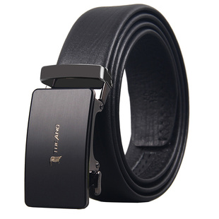 啄木鸟男士真皮皮带自动扣商务休闲男腰带头层牛皮软百搭时尚裤带