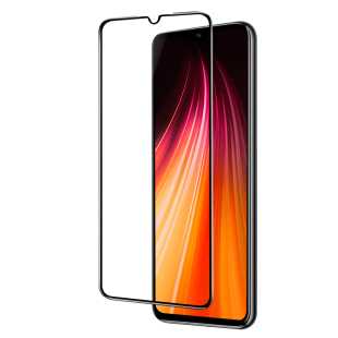 适用红米note8pro钢化膜redminote8pro手机膜8notepro全屏覆盖noto8por蓝光not8p钻石n0te8黑边nont8保护贴膜
