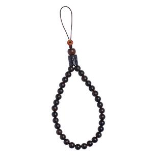 怀朴天然沉香木手机链挂绳短款手腕男女指环包包挂件吊坠钥匙扣