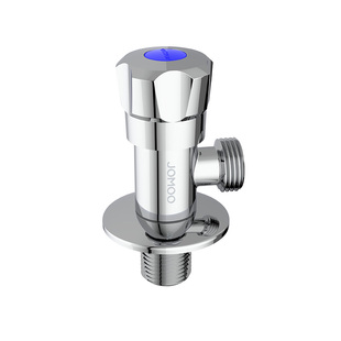 九牧角阀全铜一进二出三角阀三通分水阀热水器球阀开关马桶家用