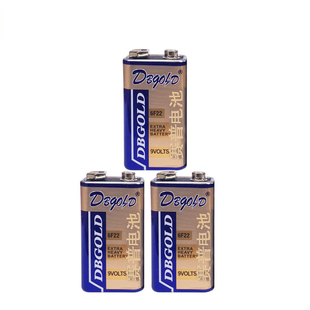 9V电池方块6F22万用表烟雾报警器话筒麦克风体温枪遥控碳性寻线仪