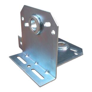 电动翻板卷帘卷门轴承车库门配件滑轮工业滑升门实心轴墙支架板座