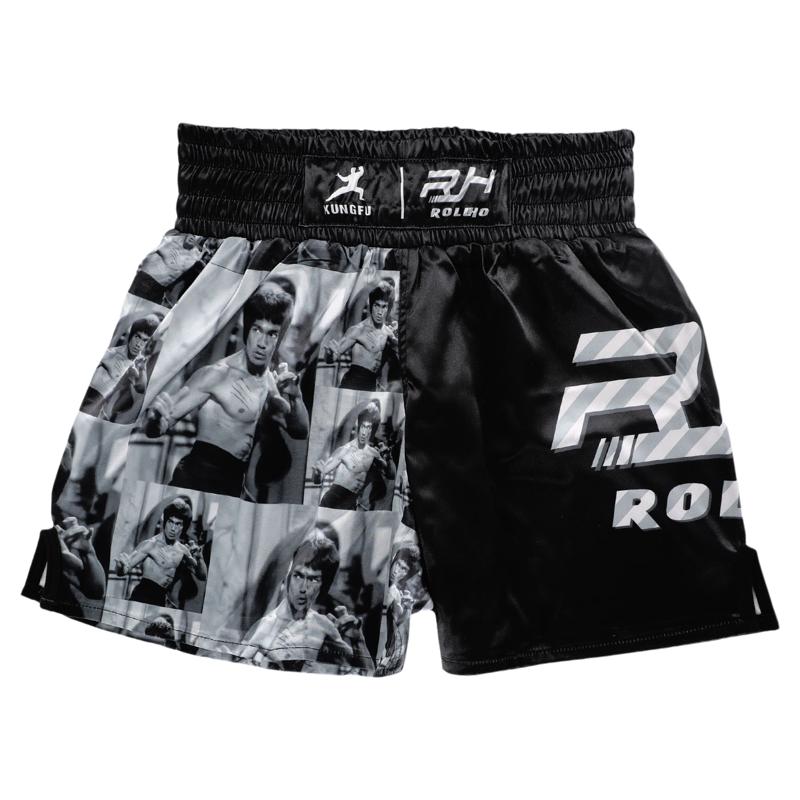 柔猴李小龙泰拳击训练速干透气短裤搏击散打MMA综合格斗UFC定制