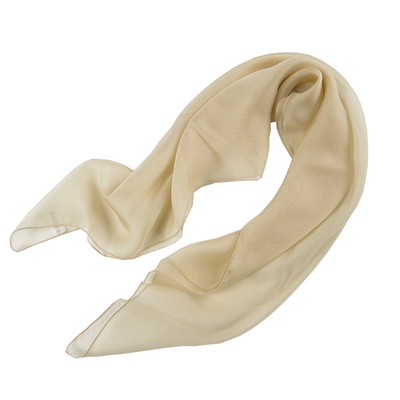 清仓特价微瑕疵米白色超美小方巾