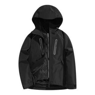 Telent天伦天爆款秋冬加厚三合一冲锋衣10000防水户外骑行两件套