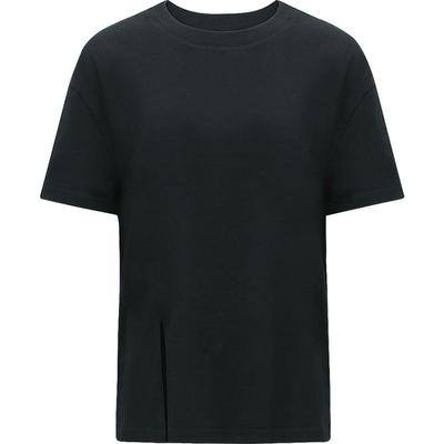 设计感甜酷侧开叉短袖T恤