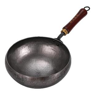 章丘手打铁锅官方旗舰店正品章丘手打铁锅大肚锅古法大肚锅熟铁锅