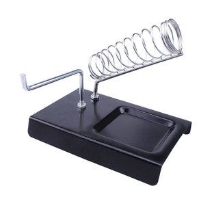 全金属功能两三用烙铁架座焊锡丝架锡线架焊台907手柄架936烙铁架