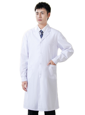 白大褂女短袖医生工作服实验服