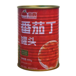 新疆番茄丁西红柿茄鼎番茄块0添加防腐剂配菜蔬菜瓜果番茄酱罐头
