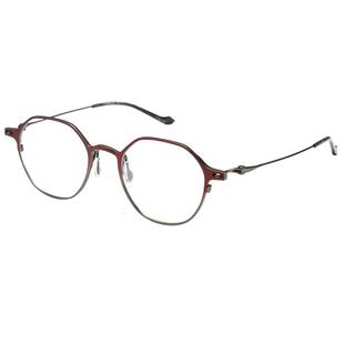 超轻多边形眼镜框女近视纯钛大脸男款有度数文艺复古可配日系全框