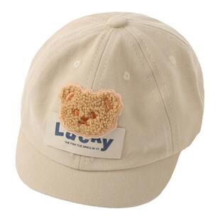 宝宝帽子春秋季男宝女宝韩版鸭舌帽男童女童棒球帽儿童动物套头帽