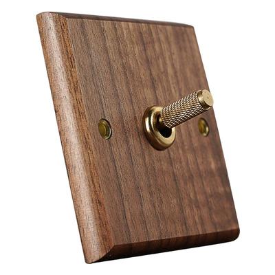 实心黄铜拨杆PIALT木头开关